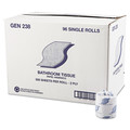 GEN GEN238B Wrapped Septic Safe 2-Ply Bath Tissue - White (500-Piece/Roll, 96 Rolls/Carton) image number 3