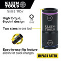 Impact Sockets | Klein Tools 66073 15/16 in. x 7/8 in. Flip Impact Socket image number 1