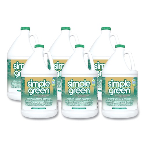 Cleaning and Janitorial Accessories | Simple Green 2710200613005 1 Gallon Bottle Concentrated Industrial Cleaner and Degreaser (6/Carton) image number 0
