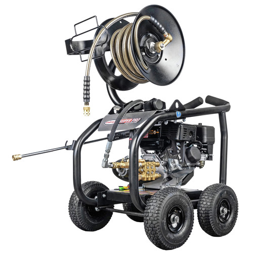 Simpson 65202 Super Pro 3600 PSI 2.5 GPM Direct Drive Small Roll Cage Professional Gas Pressure Washer with AAA Pump image number 0