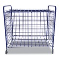 Outdoor Games | Champion Sports LFX 36 in. x 24 in. x 20 in. 24-Ball Capacity Lockable Ball Storage Cart - Blue image number 0