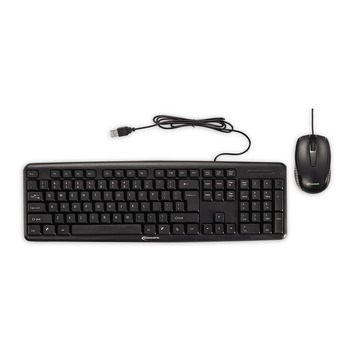 OFFICE AND OFFICE SUPPLIES | Innovera IVR69202 Slimline Keyboard And Mouse, Usb 2.0, Black