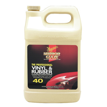 AUTOMOTIVE | Meguiar's M4001 Mirror Glaze 1 Gallon Bottle Professional Vinyl and Rubber Cleaner/ Conditioner