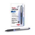 New Arrivals | Pentel K497-C Oh! Gel Pen, Retractable, Medium 0.7 Mm, Blue Ink, Black Barrel, Dozen image number 2