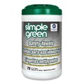 Facility Maintenance & Supplies | Simple Green 3810000613351 10 in. x 11 3/4 in. Safety Towels (75/Canister) image number 0