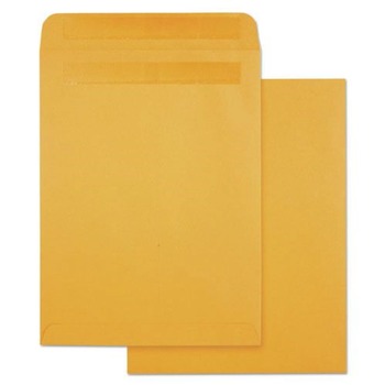 Quality Park QUA43563 High Bulk Self-Sealing Envelopes, #10 1/2, Cheese Blade Flap, Redi-Seal Closure, 9 X 12, Brown Kraft, 100/box