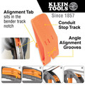 Wire & Conduit Tools | Klein Tools 51604 3/4 in. EMT with Angle Setter Iron Conduit Bender image number 2