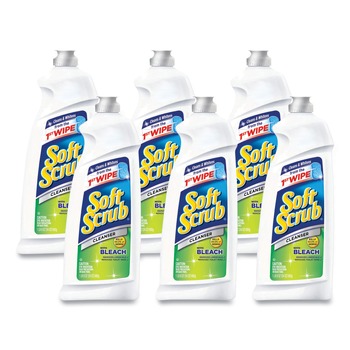 Soft Scrub 15519 63 oz. Bottle Commercial Disinfectant Cleanser with Bleach (6-Piece/Carton)