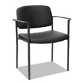 Alera ALEUT6816 Sorrento Series Stacking Ultra-Cushioned Guest Chair - Black (2/Carton) image number 0
