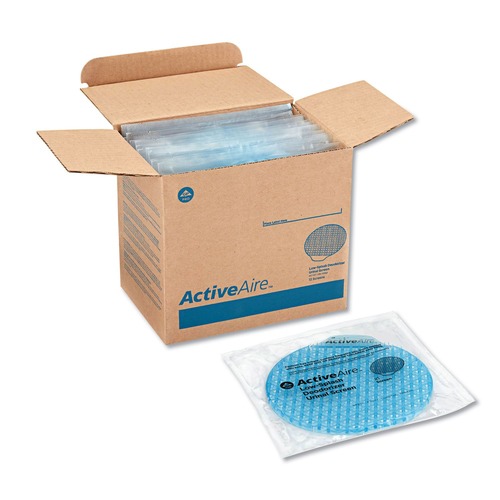 Odor Control | Georgia Pacific Professional 48260 Activeaire Coastal Breeze Low-splash Deodorizer Urinal Screen - Blue (12/Carton) image number 0