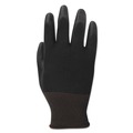 Work Gloves | Boardwalk BWK0002910 Palm Coated Cut-Resistant HPPE Gloves - Black, XL (6-Pair) image number 1