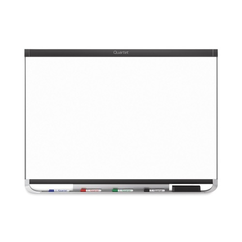 New Arrivals | Quartet P558BP2 Prestige 2 DuraMax 96 in. x 48 in. Magnetic Porcelain Whiteboard - Black Frame image number 0