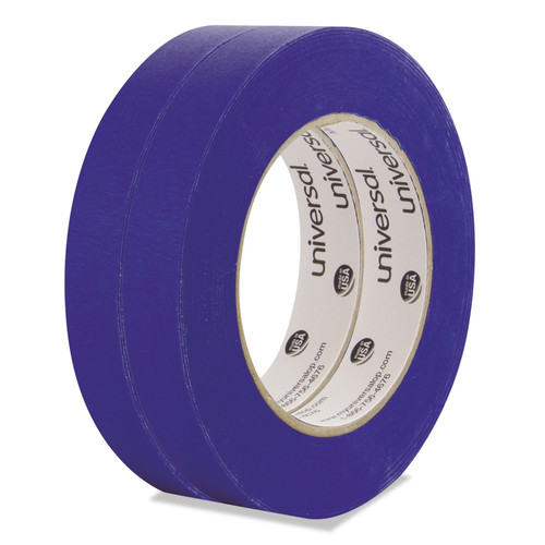 Universal UNVPT14019 3 in. Core 18 mm x 54.8 mm Premium UV Resistant Masking Tape - Blue (2 Rolls/Pack) image number 0