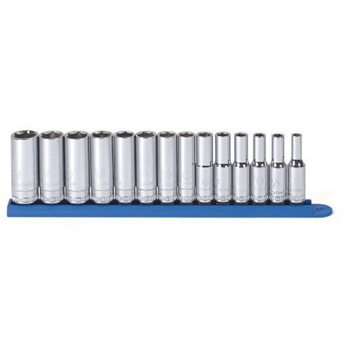 GearWrench 80554 14-Piece 3/8 in. Drive 6-Point Metric Deep Socket Set image number 0