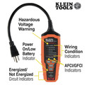 Detection Tools | Klein Tools RT310 AFCI and GFCI Receptacle North American Electrical Outlet Tester image number 3