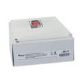 New Arrivals | C-Line 48117 Zip 'N Go 1 in. Capacity 2 Section 10 in. x 13 in. Reusable Envelope with Outer Pocket - Clear (3/Pack) image number 2