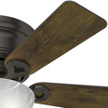 Hunter 52137 42 in. Haskell Premier Bronze Ceiling Fan with Light image number 5
