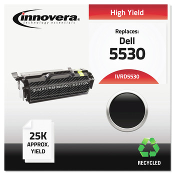 Innovera IVRD5530 25000 Page-Yield Remanufactured High-Yield Toner Replacement for Dell 5530 (330-9788) - Black