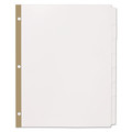 Office Essentials 11339 8-Tab 11.5 in. x 9.75 in. Index Dividers with White Labels (25-Set/Pack) image number 1