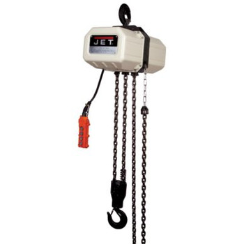 JET 5SS-3C-20 460V SSC Series 4.9 Speed 5 Ton 20 ft. Lift Overload Protection 3-Phase Electric Chain Hoist