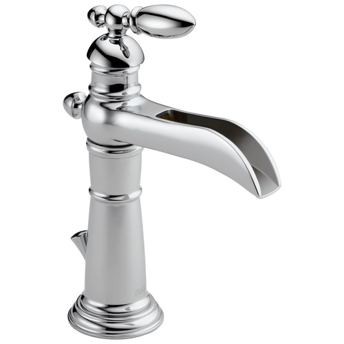 Delta 554LF Victorian Single Handle Channel Bathroom Faucet - Chrome image number 0