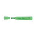 New Arrivals | Universal UNV08862 Chisel Tip Fluorescent Green Ink Green Barrel Desk Highlighters (1 Dozen) image number 2