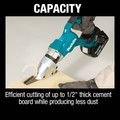 Makita XSJ05T 18V LXT Brushless Lithium-Ion 1/2 in. Cordless Fiber Cement Shear Kit with 2 Batteries (5 Ah) image number 5