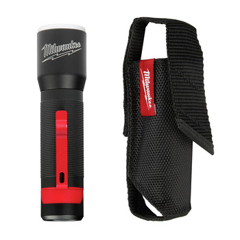 Milwaukee 2107S 325L Focusing Flashlight with Holster Milwaukee 2107S 325L Focusing Flashlight with Holster