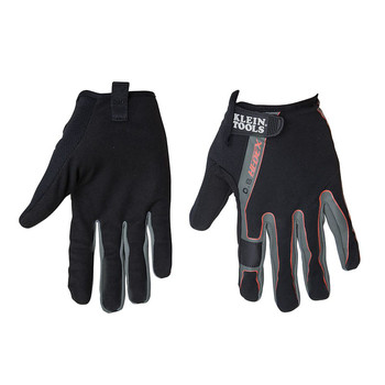 Klein Tools 40231 High Dexterity Touchscreen Gloves - X-Large, Black