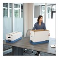 Boxes & Bins | Bankers Box 0070409 STOR/FILE Medium Duty 12 in. x 24.13 in. s 10.25 in. Storage Boxes - White (20/Carton) image number 3