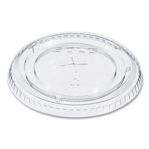 New Arrivals | Dart 662TS Straw-Slot Cold Cup Lids, 9oz-20oz Cups, Clear (100/Sleeve, 10 Sleeves/Carton) image number 0