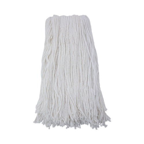 Boardwalk BWK2032RCT No. 32, Rayon, Cut-End Wet Mop Head - White (12/Carton) image number 0