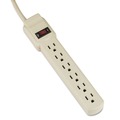  | Innovera IVR73304 6-Outlet 1.94 in. x 10.19 in. x 1.19 in. Power Strip with 4 ft. Cord - Ivory image number 1