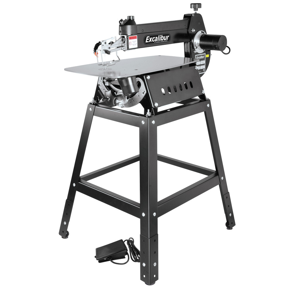 Excalibur EX2121BSBNDL 21 in. Tilting Head Scroll Saw with Foot Switch and Adjustable Height