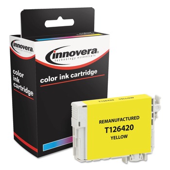 INK AND TONER | Innovera IVR26420 Remanufactured 470-Page Yield Ink for Epson 126 (T126420) - Yellow