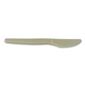 Eco-Products EP-S001 7 in. Plant Starch Knife - Cream (50/Pack) image number 1