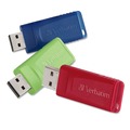 Verbatim 99122 Store N' Go 16 GB USB Flash Drives - Assorted (3/Pack) image number 0