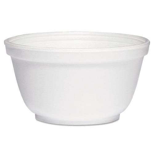 New Arrivals | Dart 10B20 J Cup 10 oz. Insulated Foam Bowls - White (1000/Carton) image number 0