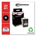 Innovera IVRH561WN 200 Page-Yield Remanufactured Replacement for HP 61 Ink Cartridge - Black image number 1