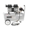 Quipall 6-1-SIL 1 HP 6.3 Gallon Oil-Free Wheelbarrow Air Compressor image number 2