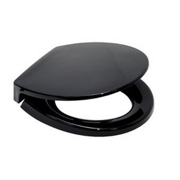 TOTO SS113#51 SoftClose Round Polypropylene Closed Front Toilet Seat & Cover (Ebony)