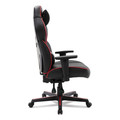 Alera BT-51593RED Racing Style Ergonomic Gaming Chair - Black/Red image number 2