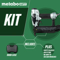 Brad Nailers | Factory Reconditioned Metabo HPT NT50AE2M 18-Gauge 2 in. Finish Brad Nailer Kit image number 1