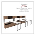 New Arrivals | Alera ALELS583020WA Open Office Series Low 29.5 in. x19.13 in. x 22.88 in. File Cabinet Credenza - Walnut image number 8