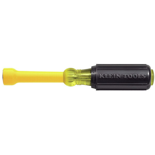 Klein Tools 640-3/8 3/8 in. Coated 3 in. Hollow Shaft Nut Driver image number 0