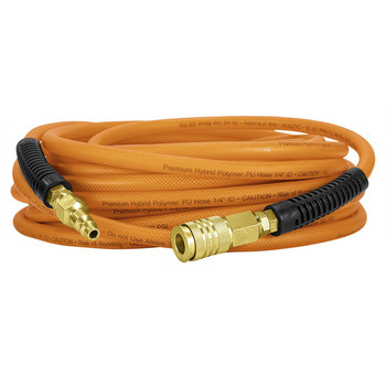 AIR HOSES AND REELS | Freeman PPH100WF Polyurethane Polymer Hybrid 100-Foot Air Hose with 1/4 in. NPT Fittings