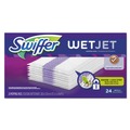 Swiffer 08443 WetJet 11.3 in. x 5.4 in. System Cloth Refills - White (24-Piece/Box, 4 Boxes/Carton) image number 1