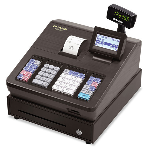 New Arrivals | Sharp XEA207 Xe Series Electronic Cash Register, Thermal Printer, 2,500 Look-Ups, 25 Clerks, Lcd Display, 17.6 Lbs. image number 0