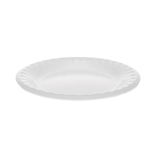 Pactiv Corp. 0TK100060000 6 in. Laminated Foam Dinner Plates - White (1000/Carton) image number 0