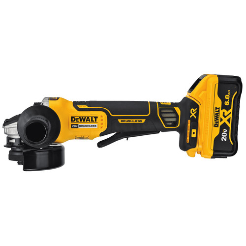 // 6 in DEWALT DWE43240VS 5 in Angle Grinder w// VS Slide /& Kickback Brake New